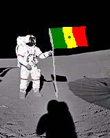 le senegal sur la lune